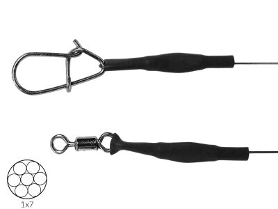 40 cm VMC Titanium Crank Vorfach 1X7 (8.1 kg / 0.35 mm)