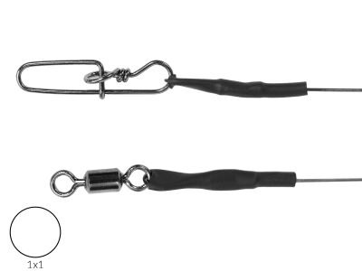30 cm VMC Titanium Jerk Vorfach 1X1 (34 kg / 0.58 mm)