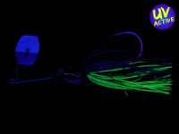 14g Bass Puzzle Grass Piece (G14) MS Smoke Shad