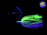 10.5g KEITECH Tee-Bone Buzzbait (509G) White Chart / Gold Blade