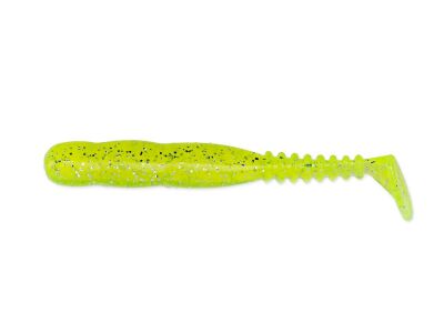 3" Rockvibe Shad - Chartreuse Silver Glitter