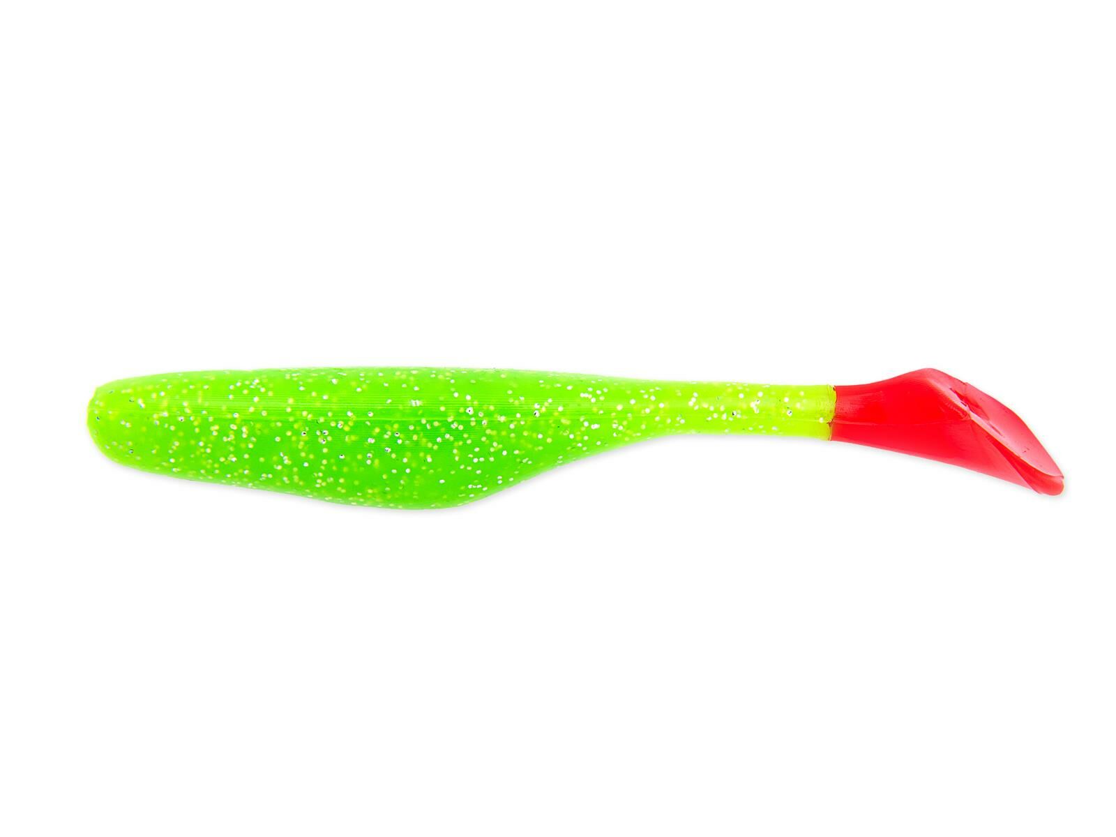 4" Walleye Assassin - Chartreuse Silver Gl. RT