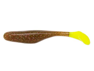 4" Walleye Assassin - 10W 40 Lime Tail